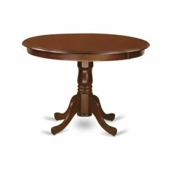 New 🌟 East West Furniture Hartland HLIP5 Five Piece Round Pedestal Dining Table Set 🧨 -Kitchen Sales Store detail5EASE1373
