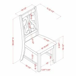 Budget 😍 Round Furniture Of America Mudd 5-Piece Dining Table Set - Antique Blue ⭐ -Kitchen Sales Store detail5ENLB5555