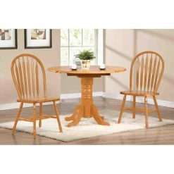 Outlet ๐ Sunset Trading 3-Piece 42 In. Round Drop Leaf Dining Set With Arrowback Chairs ๐ 18 Outlet ๐ Sunset Trading 3-Piece 42 In. Round Drop Leaf Dining Set With Arrowback Chairs ๐ -Kitchen Sales Store detail5SET729