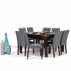 Best Pirce ⭐ Brooklyn & Max Square Brooklyn + Max Verona 9 Piece Dining Table Set 🌟 -Kitchen Sales Store detail5SIMP1527