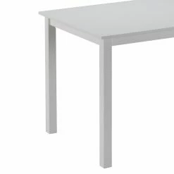 New ⌛ Rectangle Manor Park White / Grey Modern 5 Piece Dining Set ❤️ -Kitchen Sales Store detail5WAL781