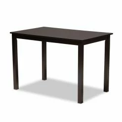 Promo 🥰 Rectangle Baxton Studio Renaud 5 Piece Dining Table Set ✨ -Kitchen Sales Store detail5WSI4569