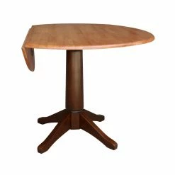 Top 10 🥰 International Concepts 42 In. Round Top Pedestal Table With 2 Chairs 🔔 -Kitchen Sales Store detail5WWI1180