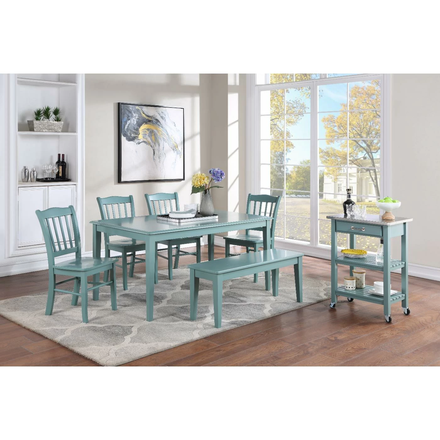 Wholesale 🎉 Rectangle Boraam Colorado 6pc Rectangular Dining Table Set 🛒 11 Wholesale 🎉 Rectangle Boraam Colorado 6pc Rectangular Dining Table Set 🛒 - Image 9