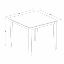 Budget 😀 Square East West Furniture Pub 5 Piece High Cross Dining Table Set 💯 20 Budget 😀 Square East West Furniture Pub 5 Piece High Cross Dining Table Set 💯 -Kitchen Sales Store detail6EASE1215