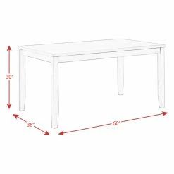 Promo ⭐ Rectangle Picket House Furnishings Alexa 7 Piece Standard Height Dining Table Set 🎁 20 Promo ⭐ Rectangle Picket House Furnishings Alexa 7 Piece Standard Height Dining Table Set 🎁 -Kitchen Sales Store detail6ELET1020