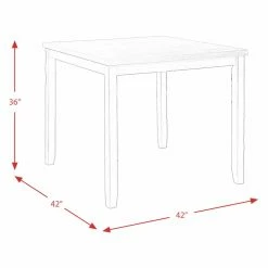 Best Pirce ❤️ Square Picket House Furnishings Kona 5 Piece Counter Height Dining Set 🥰 20 Best Pirce ❤️ Square Picket House Furnishings Kona 5 Piece Counter Height Dining Set 🥰 -Kitchen Sales Store detail6ELET1024