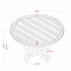 Promo ✨ Furniture Of America Mudd Transitional 7-Piece Round Dining Table Set 🌟 20 Promo ✨ Furniture Of America Mudd Transitional 7-Piece Round Dining Table Set 🌟 -Kitchen Sales Store detail6ENLB5711