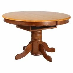 Best Pirce 😍 Oval Sunset Trading 5-Piece Pedestal Butterfly Leaf Dining Set With Keyhole Chairs ✨ 18 Best Pirce 😍 Oval Sunset Trading 5-Piece Pedestal Butterfly Leaf Dining Set With Keyhole Chairs ✨ -Kitchen Sales Store detail6SET758