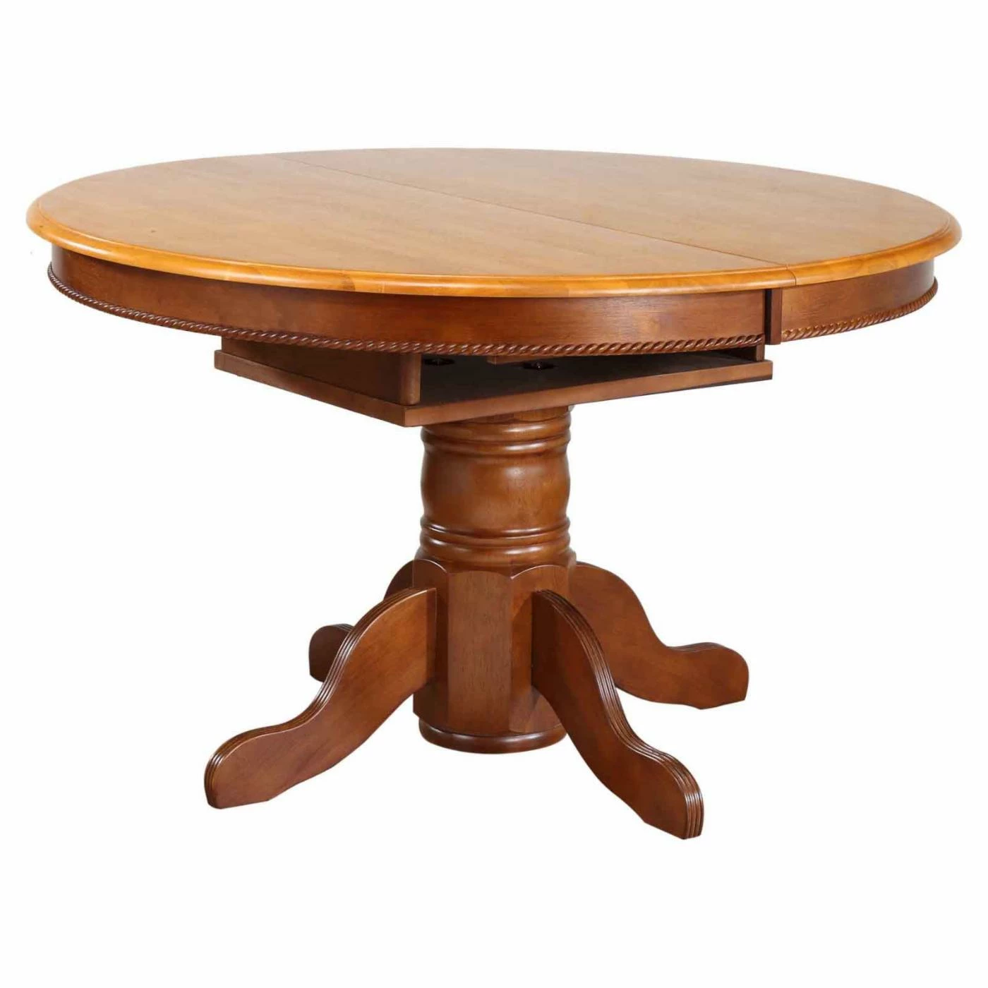 Best Pirce 😍 Oval Sunset Trading 5-Piece Pedestal Butterfly Leaf Dining Set With Keyhole Chairs ✨ 10 Best Pirce 😍 Oval Sunset Trading 5-Piece Pedestal Butterfly Leaf Dining Set With Keyhole Chairs ✨ - Image 8