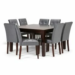 Best Pirce ⭐ Brooklyn & Max Square Brooklyn + Max Verona 9 Piece Dining Table Set 🌟 -Kitchen Sales Store detail6SIMP1527