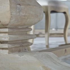 Buy 😍 Rectangle Orient Express Furniture Bella Antique Monastery 5 Piece Dining Set With Colette Dining Chairs ✔️ -Kitchen Sales Store detail6SRI347