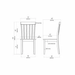 Coupon 👏 Rectangle Boraam Bloomington 5 Piece Dining Set - White & Honey Oak 🎁 -Kitchen Sales Store detail7BOR251