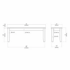 Hot Sale ⌛ Rectangle Boraam Bloomington 6 Piece Dining Table Set 😀 -Kitchen Sales Store detail7BOR358