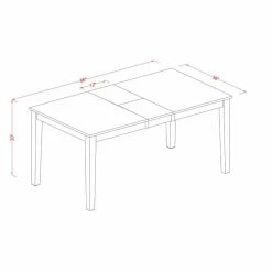 Cheap ๐ฅ East West Furniture Nicoli 6 Piece Rectangle Extending Dining Table Set With Bench - Black / Cherry ๐งจ 11 Cheap ๐ฅ East West Furniture Nicoli 6 Piece Rectangle Extending Dining Table Set With Bench - Black / Cherry ๐งจ -Kitchen Sales Store detail7EASE1391