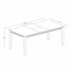 Deals 🔥 Casual Dining Sets East West Furniture Quincy 9 Piece Rectangle Extending Dining Table Set - Black / Cherry 🎁 -Kitchen Sales Store detail7EASE1412