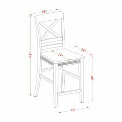 Coupon 😍 Round East West Furniture Sudbury 3 Piece Double Drop Leaf Dining Table Set With Cross Back Chairs 💯 -Kitchen Sales Store detail7EASE1468