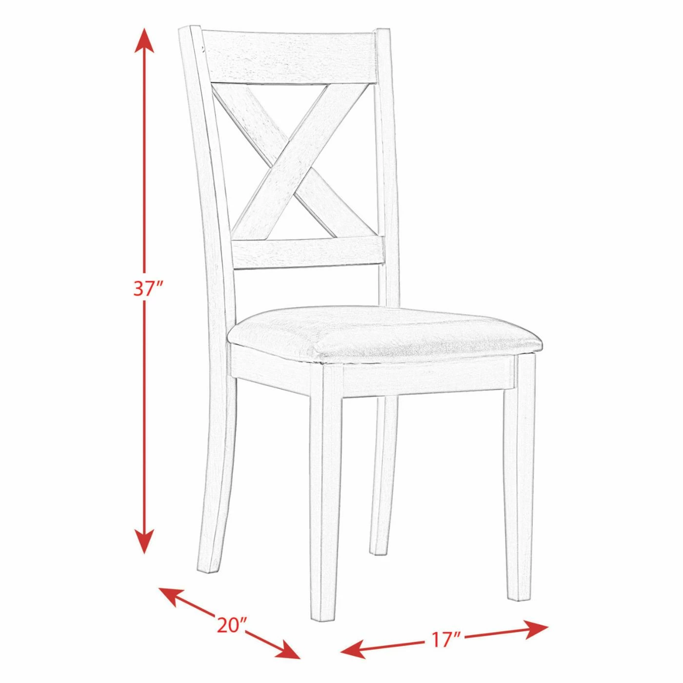 Promo ⭐ Rectangle Picket House Furnishings Alexa 7 Piece Standard Height Dining Table Set 🎁 12 Promo ⭐ Rectangle Picket House Furnishings Alexa 7 Piece Standard Height Dining Table Set 🎁 - Image 10