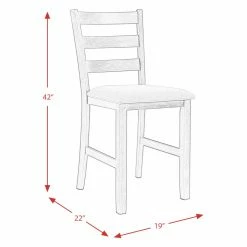 Best Pirce ❤️ Square Picket House Furnishings Kona 5 Piece Counter Height Dining Set 🥰 21 Best Pirce ❤️ Square Picket House Furnishings Kona 5 Piece Counter Height Dining Set 🥰 -Kitchen Sales Store detail7ELET1024