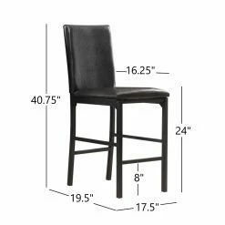 New ✔️ Square Chelsea Lane Declan 5 Piece Counter Height Dining Set 🎉 -Kitchen Sales Store detail7HME3162