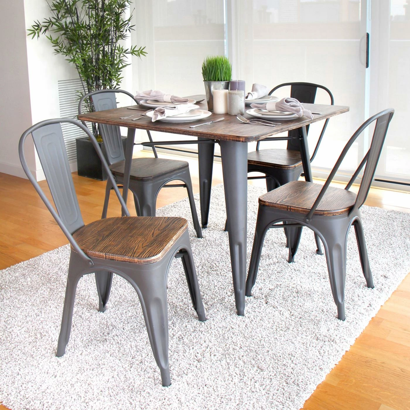 Flash Sale 👏 Square LumiSource Oregon 5 Piece Dining Set ❤️ 12 Flash Sale 👏 Square LumiSource Oregon 5 Piece Dining Set ❤️ - Image 10