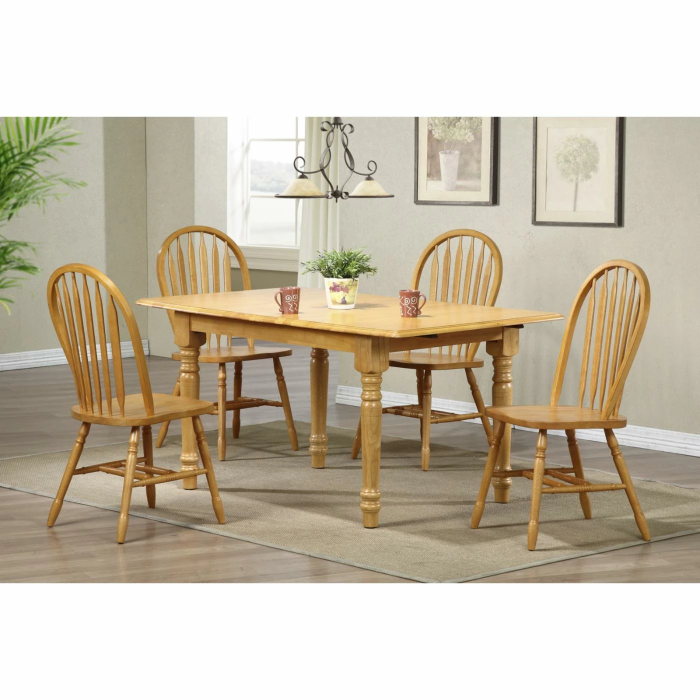 Hot Sale 🥰 Rectangle Sunset Trading 5-Piece Butterfly Dining Set With Arrowback Chairs ✨ 12 Hot Sale 🥰 Rectangle Sunset Trading 5-Piece Butterfly Dining Set With Arrowback Chairs ✨ - Image 10