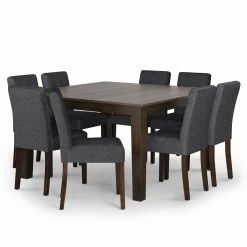 Best Pirce ⭐ Brooklyn & Max Square Brooklyn + Max Verona 9 Piece Dining Table Set 🌟 -Kitchen Sales Store detail7SIMP1527
