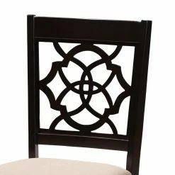 Promo 🥰 Rectangle Baxton Studio Renaud 5 Piece Dining Table Set ✨ -Kitchen Sales Store detail7WSI4569