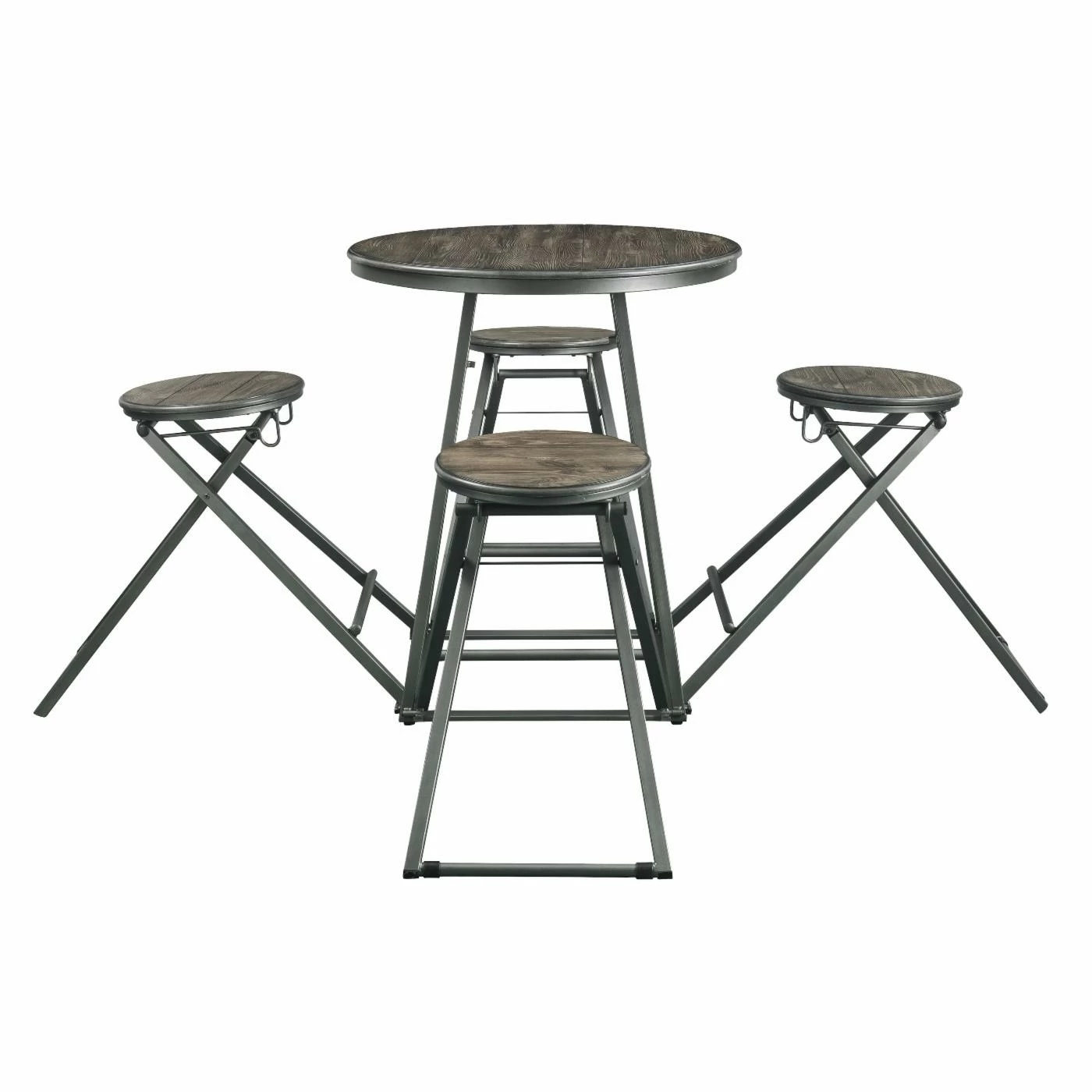 New ✨ Round Acme Furniture Blaze 5 Piece Counter Height Dining Table Set ⌛ 4 New ✨ Round Acme Furniture Blaze 5 Piece Counter Height Dining Table Set ⌛ - Image 2