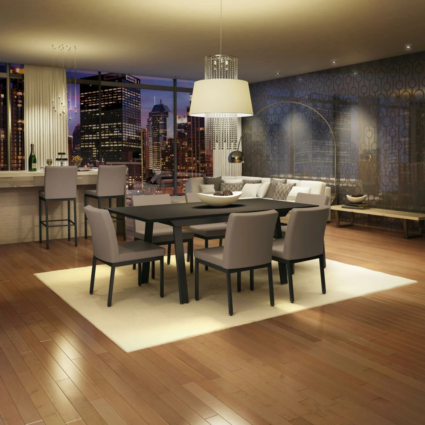 Best deal ๐คฉ Rectangle Amisco Drift Perry 7 Piece Dining Table Set ๐ 5 Best deal ๐คฉ Rectangle Amisco Drift Perry 7 Piece Dining Table Set ๐ - Image 3