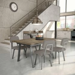 Best deal ⭐ Rectangle Amisco Kane Clarkson 5 Piece Dining Table Set 😀 -Kitchen Sales Store detailAMS607