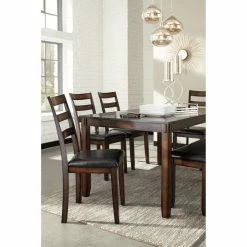 Best reviews of ✔️ Rectangle Signature Design By Ashley Coviar 6 Piece Dining Table Set 😀 -Kitchen Sales Store detailASHY2594