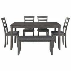 Hot Sale ⌛ Rectangle Signature Design By Ashley Bridson 6 Piece Casual Dining Set ✔️ 13 Hot Sale ⌛ Rectangle Signature Design By Ashley Bridson 6 Piece Casual Dining Set ✔️ -Kitchen Sales Store detailASHY6960