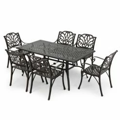 Best reviews of 😍 Best Selling Home Rectangle Alfresco Aluminum 7 Piece Patio Dining Set ⭐ -Kitchen Sales Store detailBSHD2992