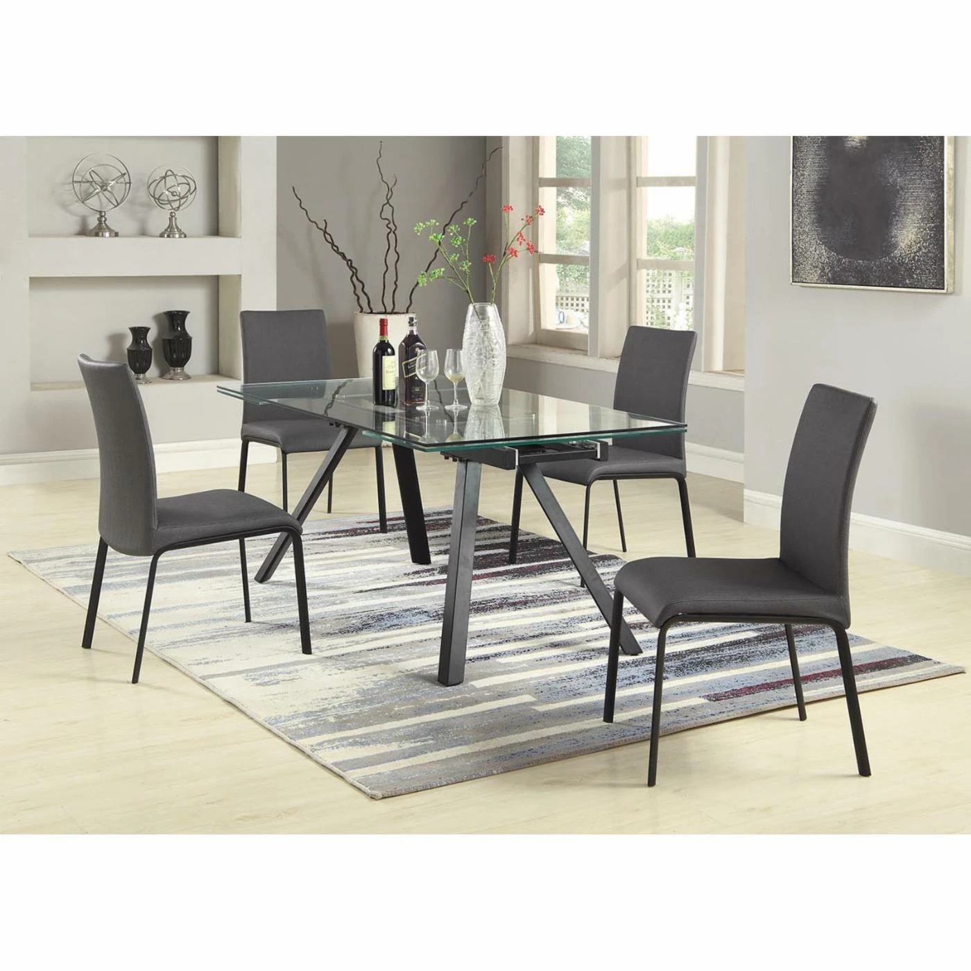 Top 10 💯 Rectangle Chintaly Aida 5 Piece Dining Table Set 🔔 4 Top 10 💯 Rectangle Chintaly Aida 5 Piece Dining Table Set 🔔 - Image 2