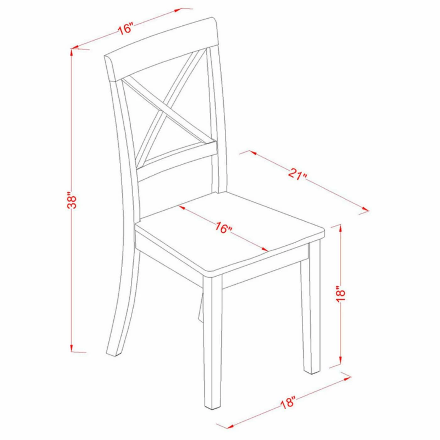 Brand new 😍 Oval East West Furniture Avon AVBO5 Five Piece Extension Dining Table Set ⭐ 5 Brand new 😍 Oval East West Furniture Avon AVBO5 Five Piece Extension Dining Table Set ⭐ - Image 3