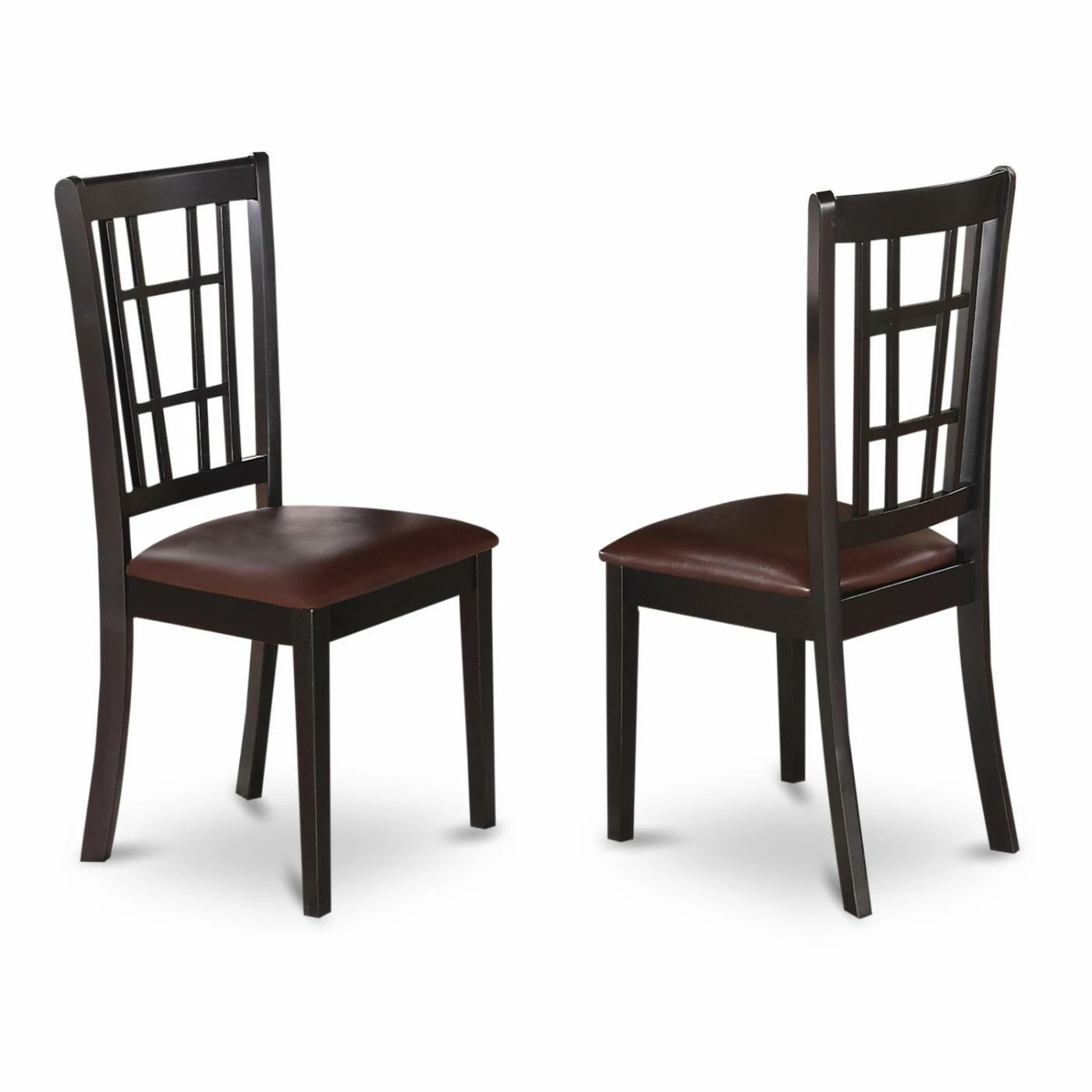 Discount 👍 Round East West Furniture Sudbury 5 Piece Dual Drop Leaf Dining Table Set With Lattice Back Chairs 😀 5 Discount 👍 Round East West Furniture Sudbury 5 Piece Dual Drop Leaf Dining Table Set With Lattice Back Chairs 😀 - Image 3