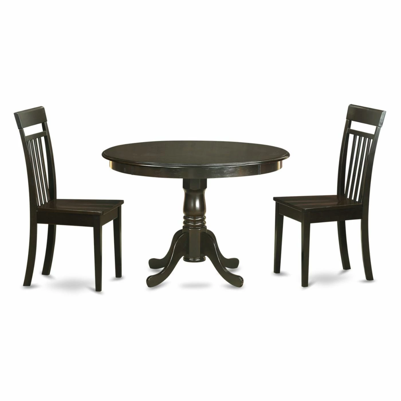 Deals 💯 Round East West Furniture Hartland 3 Piece Sheraton Dining Table Set 👏 5 Deals 💯 Round East West Furniture Hartland 3 Piece Sheraton Dining Table Set 👏 - Image 3