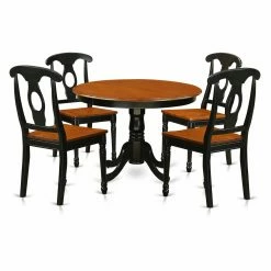 Best Pirce 🎉 Kitchen & Dinette Sets East West Furniture Hartland 5 Piece Keyhole Dining Table Set 🤩 -Kitchen Sales Store detailEASE712