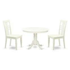 Brand new 👍 Casual Dining Sets East West Furniture Hartland 3 Piece Latticeback Dining Table Set 🧨 -Kitchen Sales Store detailEASE713