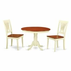 New β Round East West Furniture Hartland 3 Piece Empire Dining Table Set π₯° 7 New β Round East West Furniture Hartland 3 Piece Empire Dining Table Set π₯° -Kitchen Sales Store detailEASE724