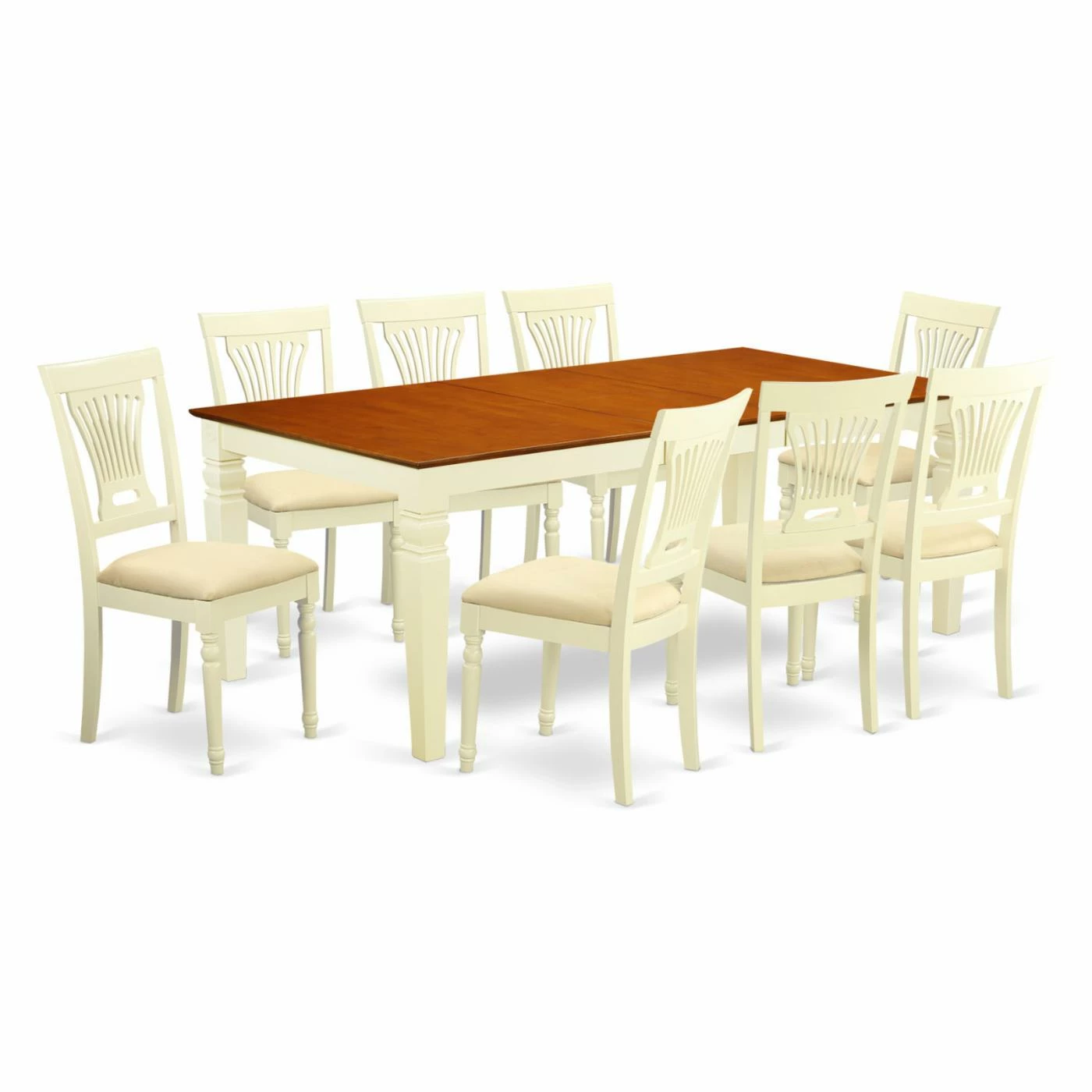 Brand new ⌛ Rectangle East West Furniture Logan 9 Piece Empire Dining Table Set ⌛ 5 Brand new ⌛ Rectangle East West Furniture Logan 9 Piece Empire Dining Table Set ⌛ - Image 3
