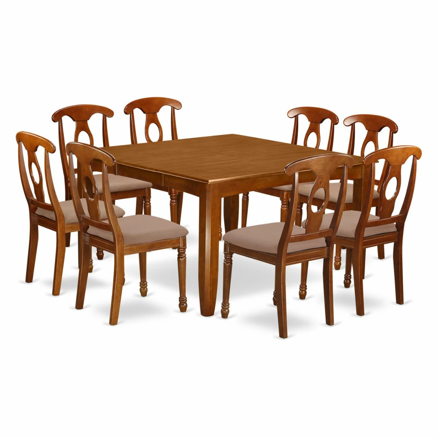 Flash Sale ๐คฉ Square East West Furniture Parfait 9 Piece Keyhole Dining Table Set โ๏ธ 5 Flash Sale ๐คฉ Square East West Furniture Parfait 9 Piece Keyhole Dining Table Set โ๏ธ - Image 3
