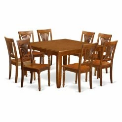 Best reviews of 🔥 Square East West Furniture Parfait 9 Piece Empire Dining Table Set 🔔 -Kitchen Sales Store detailEASE920