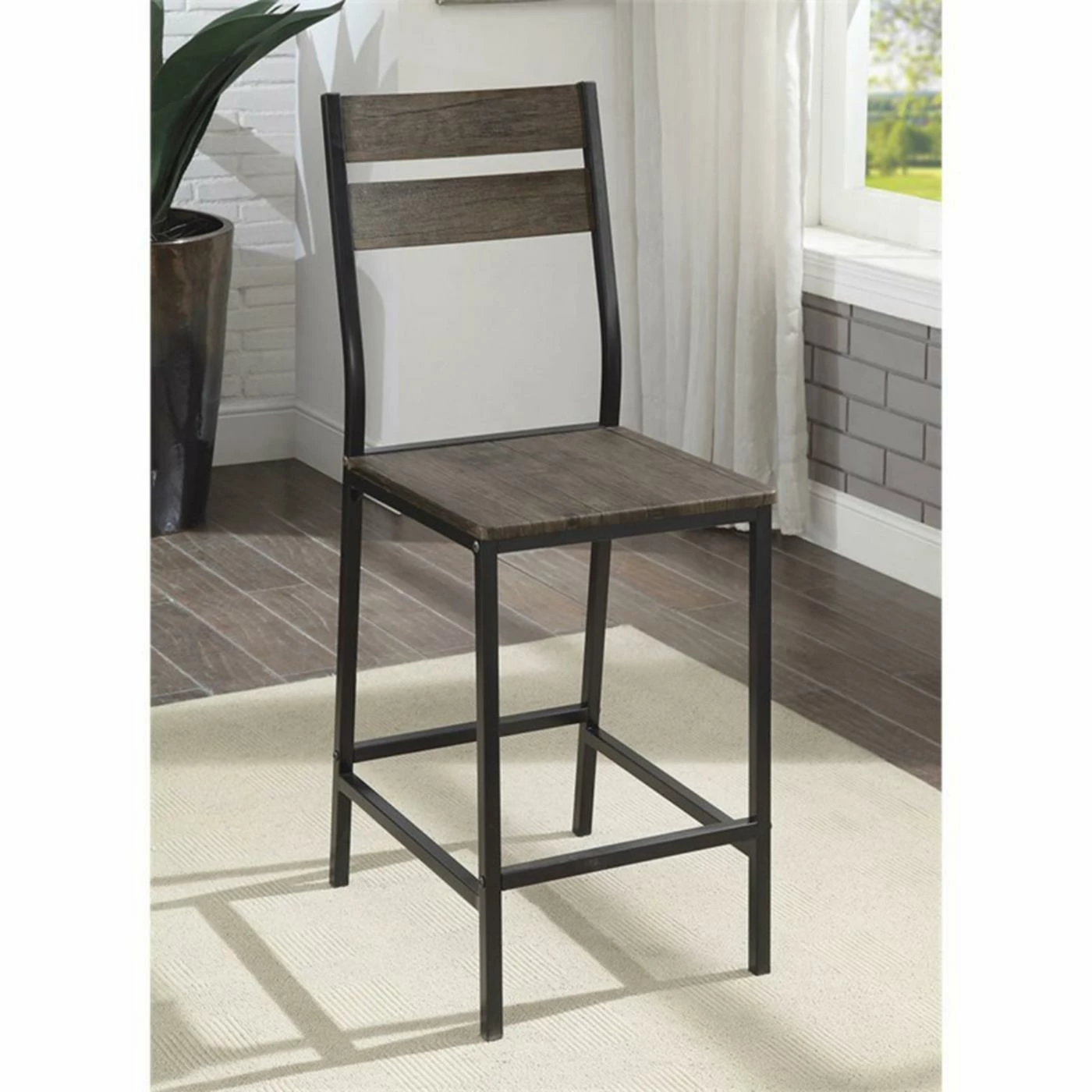 Discount ๐ Square Furniture Of America Trujillo 5 Piece Counter Height Dining Table Set ๐ 5 Discount ๐ Square Furniture Of America Trujillo 5 Piece Counter Height Dining Table Set ๐ - Image 3