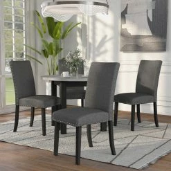Cheap ❤️ Furniture Of America Taswell 5-Piece Round Dining Table Set ✨ 10 Cheap ❤️ Furniture Of America Taswell 5-Piece Round Dining Table Set ✨ -Kitchen Sales Store detailENLB5505