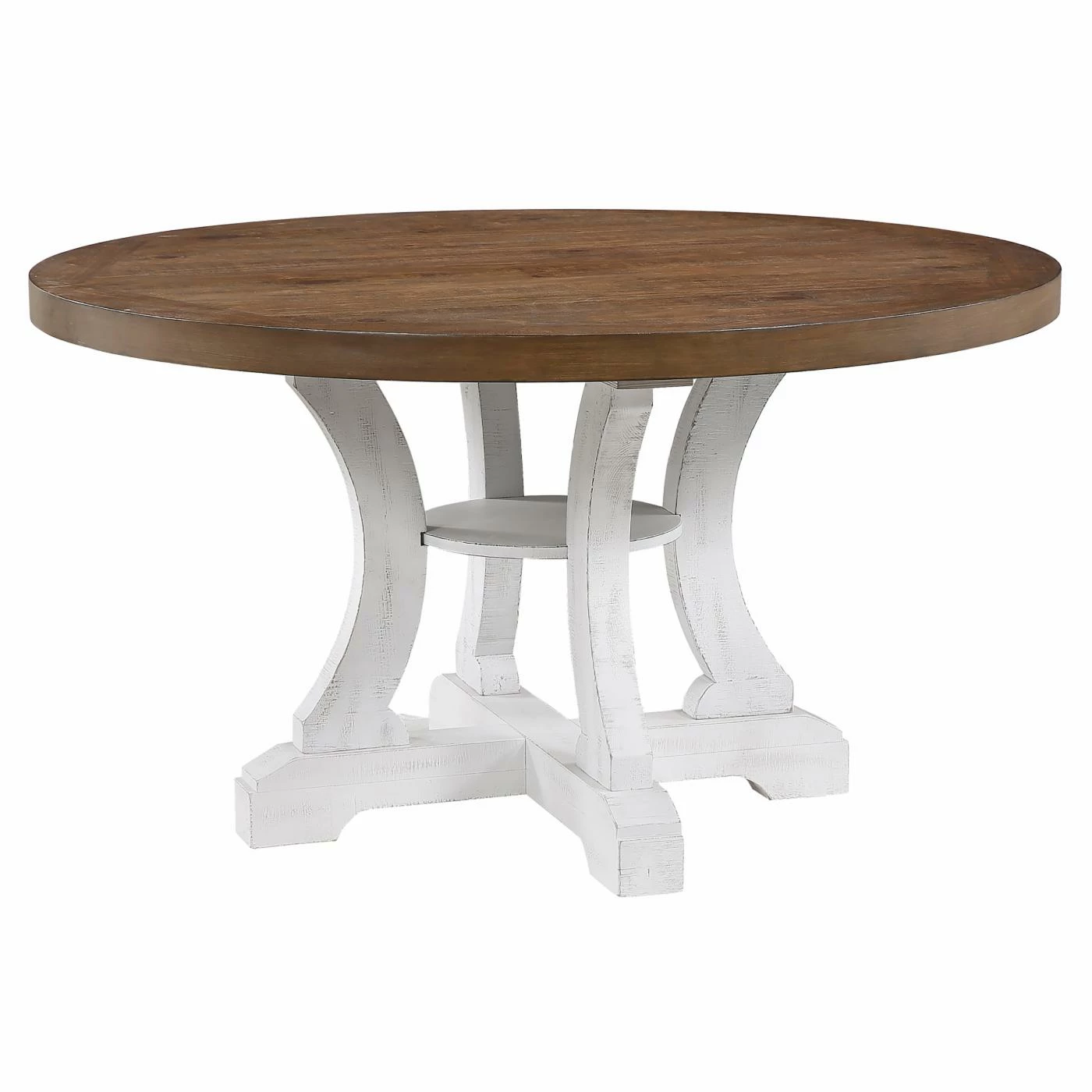 Promo ✨ Furniture Of America Mudd Transitional 7-Piece Round Dining Table Set 🌟 5 Promo ✨ Furniture Of America Mudd Transitional 7-Piece Round Dining Table Set 🌟 - Image 3