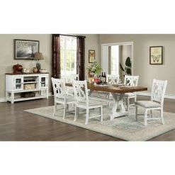 Cheap 🎉 Rectangle Furniture Of America Mudd Transitional 7-Piece Dining Set 😀 12 Cheap 🎉 Rectangle Furniture Of America Mudd Transitional 7-Piece Dining Set 😀 -Kitchen Sales Store detailENLB5712