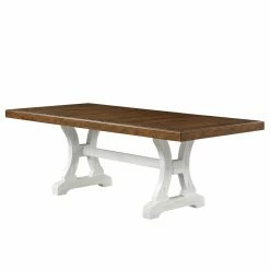 Best Sale 😍 Rectangle Furniture Of America Mudd Transitional 5-Piece Dining Set 👏 -Kitchen Sales Store detailENLB5714