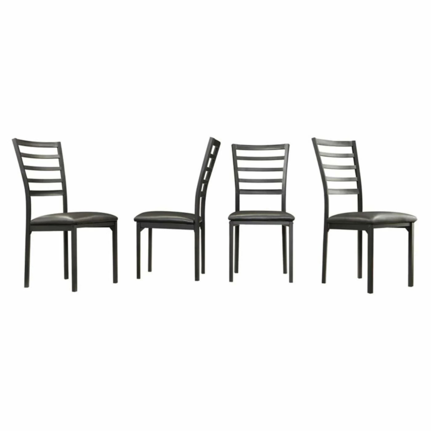 Wholesale 😉 Chelsea Lane Rectangle Weston Home Hamilton Faux Marble 5-Piece Metal Dining Set 👏 5 Wholesale 😉 Chelsea Lane Rectangle Weston Home Hamilton Faux Marble 5-Piece Metal Dining Set 👏 - Image 3